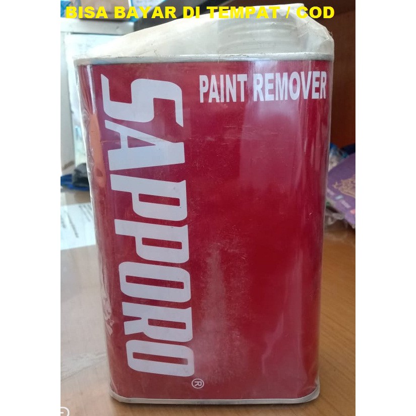 

PENGHAPUS CAT SAPPORO PAINT REMOVER 1 KG PERONTOK CAT KAYU BESI / PENGUPAS PENGELUPAS