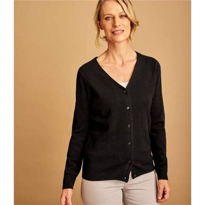 Cardigan Uniqlo Hitam/Kardigan Knitted/Cardigan Rajut Uniqlo/Cardigan Branded New dan Ori