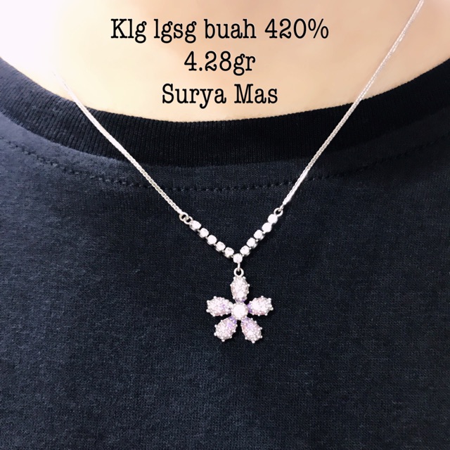 Kalung langsung buah emas 420%
