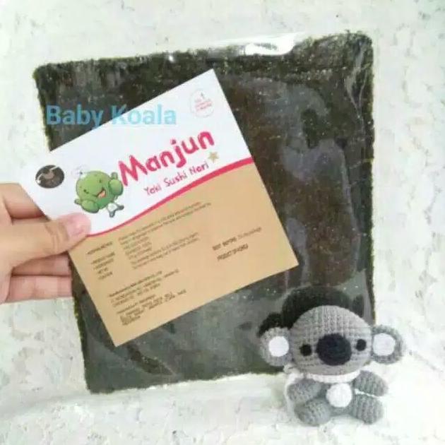 

NORI SUSHI HALAL 10 Lembar | MANJUN Korea Yakinori Laver Seaweed