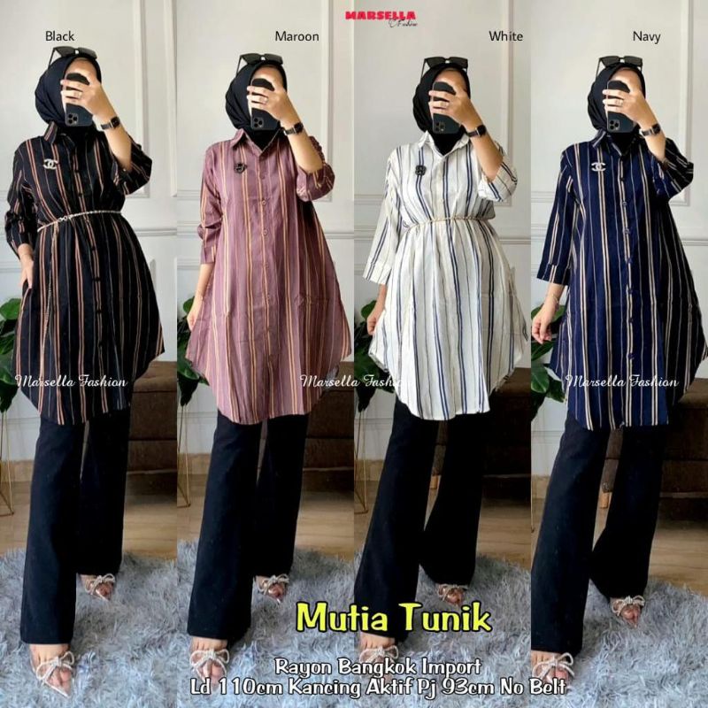 Mutia Tunik//Tunik//Tunik Wanita//Tunik Muslim//Tunik Daily//Tunik Wanita//Tunik Muslim