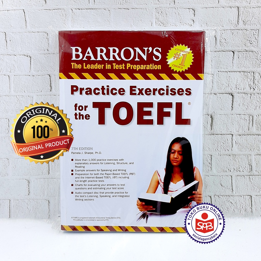 Barron's Practice Exercises for TOEFL 7th Edition (Original)