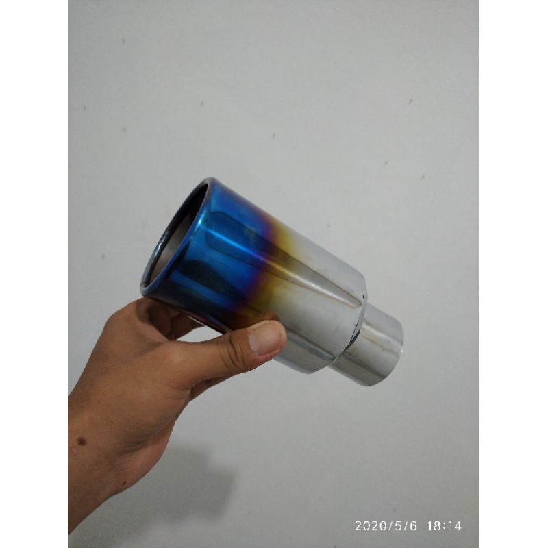Knalpot Sous Rainbow blue Untuk mobil L300 Truk Elf minibus Canter dll