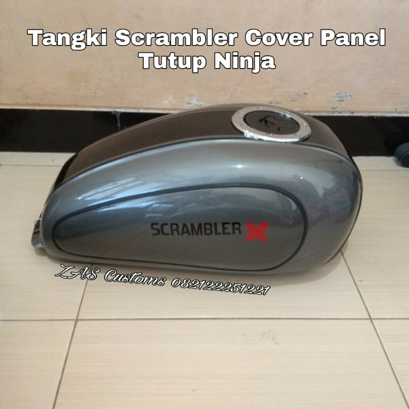 Tangki Ducati Scrambler Rep Tutup Tangki Ninja for Tiger Megapro GL Scorpio Byson Pulsar Thunder dll