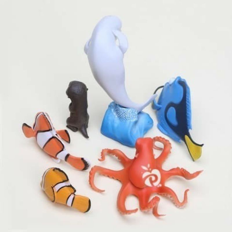 Figure Finding Dory /Nemo /Toppers/Mainan Nemo Set Isi 6