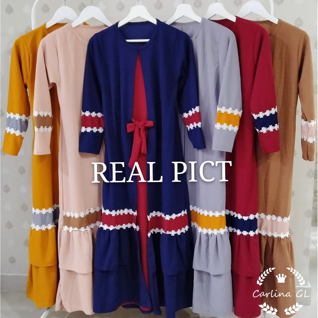 GAMIS RENDA ROMPI TALI SABYAN CARLINA