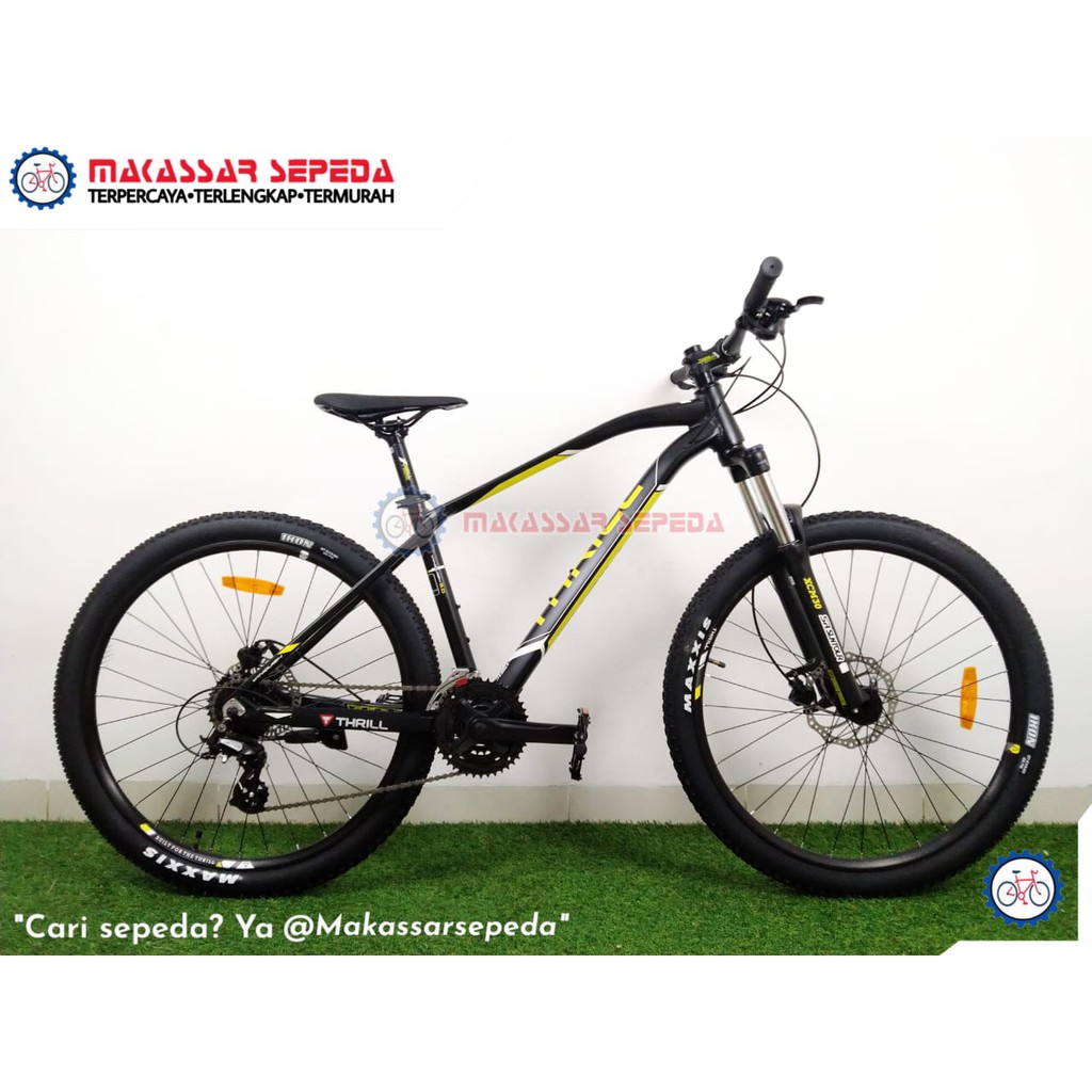 SEPEDA MTB THRILL VANQUISH 3.0 BLACK YELLOW