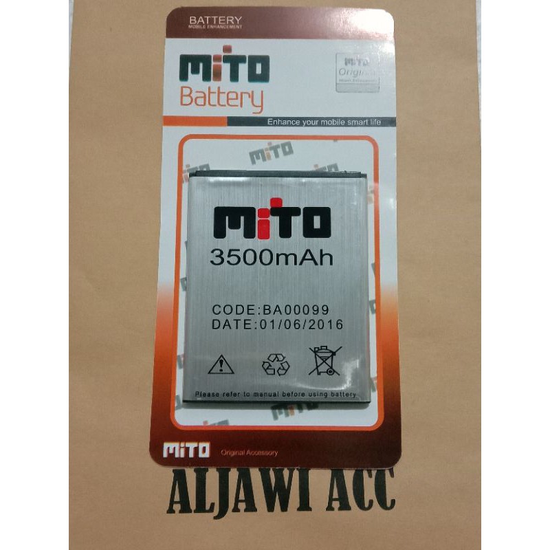 Batre Baterai Batere Mito A72 BA00099 Original Battery Handphone