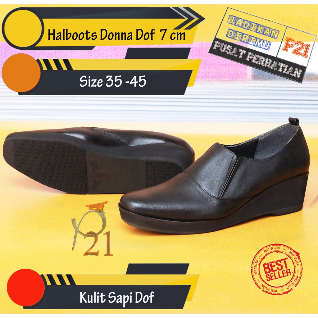 P21 HALBOOTS DONNA DOF 5 CM DAN 7 CM