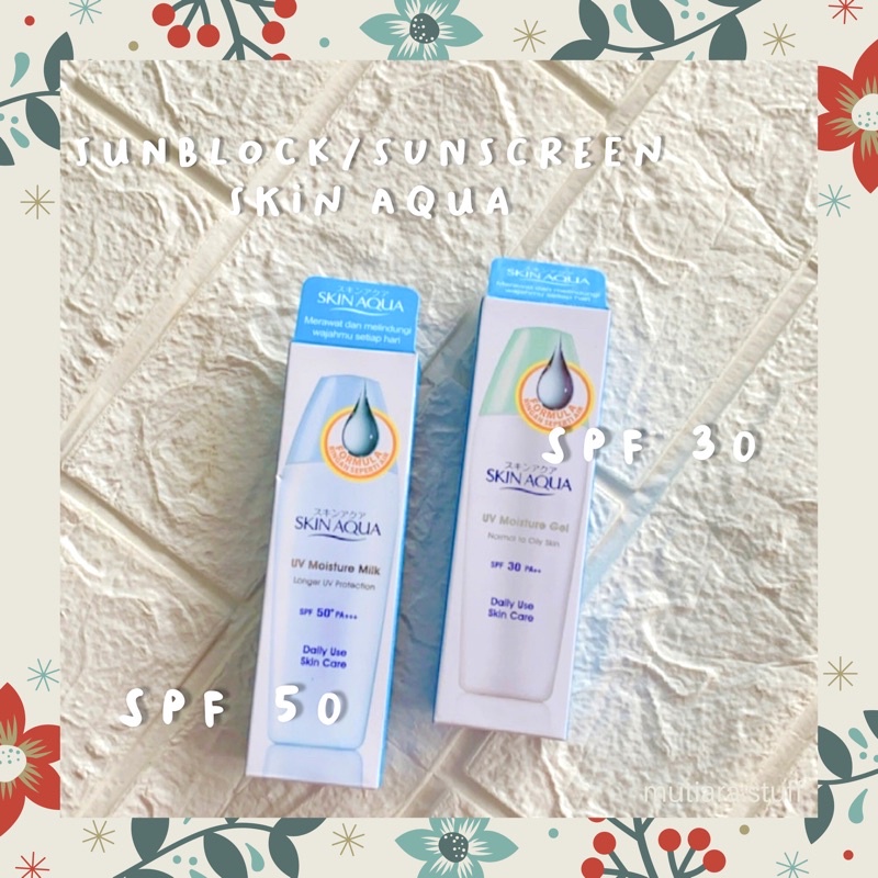 Skin aqua sunscreen