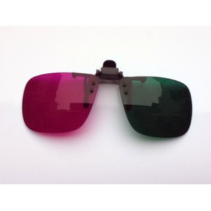 Kacamata 3D Clip On Green Magenta