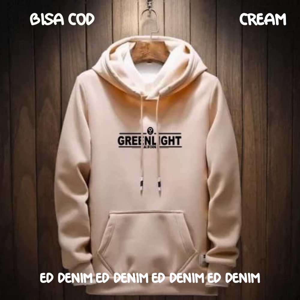 Switer Hoodie Greenlight Jumbo M - 3XL Pria Wanita / Hoodie Oversize Pria Distro