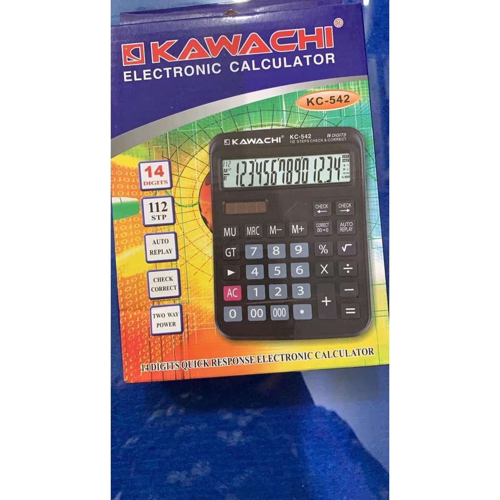 

Discount Kawachi Kalkulator Elektronik Kc-542 14Digit Original