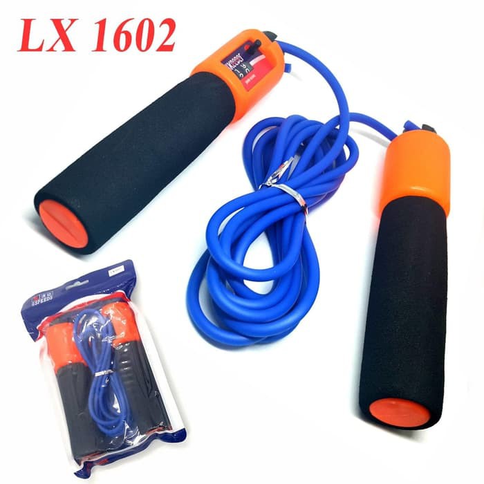 Jump Skipping Rope Soft Handle Counter Tali Skiping Automatis LX 1602