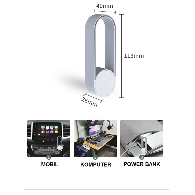 PEMBERSIH UDARA RUANGAN ION NEGATIVE/ ULTRASONIC MITE ELIMINATOR