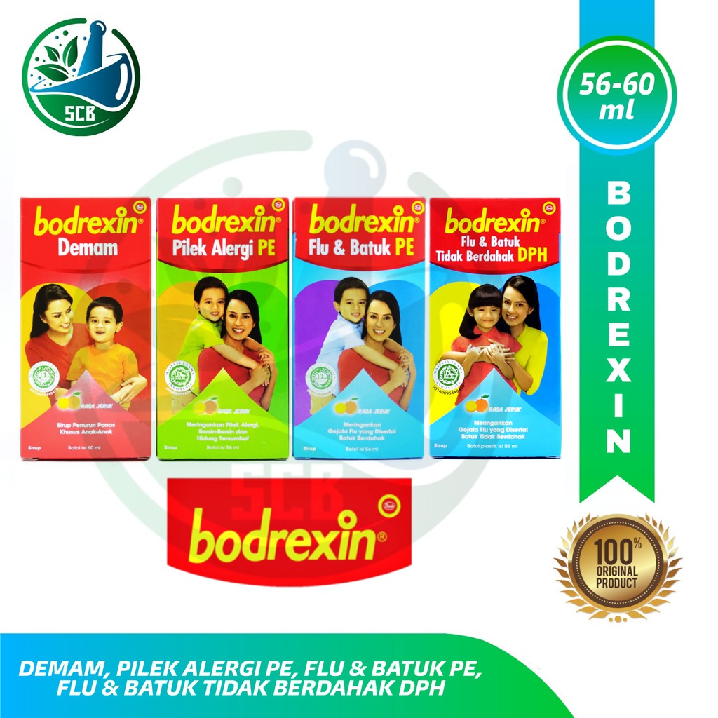 Bodrexin Sirup - Pilek Alergi, Flu Dan Batuk, Demam All Varian