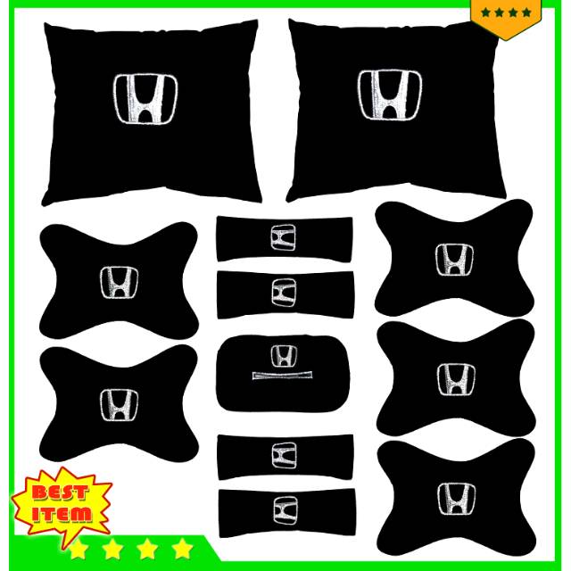 Logo honda bantal mobil honda