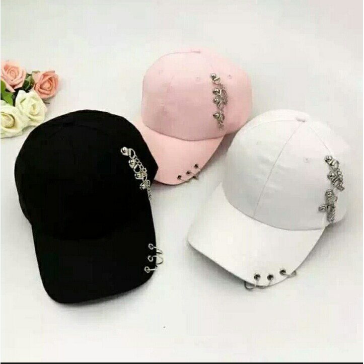 Topi baseball  Ring/Topi Distro Hip Hop  korea Unisex