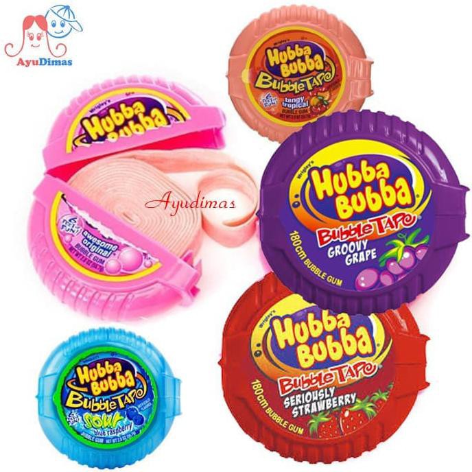 

Hubba Bubba Bubble Tape - Bubble Gum - Permen karet - Original GRATIS ONGKIR Kode 1472