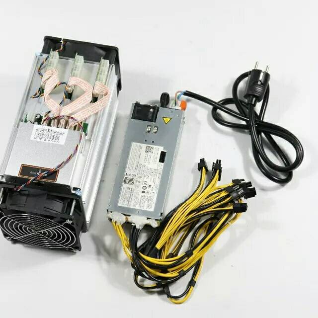 Bitmain Asic Miner AntMiner V9 4TH/S Bitcoin Miner (with PSU) BTC BCH