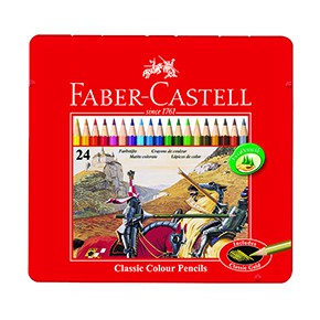

Faber-Castell Tincase Classic Colour Pencil isi 24