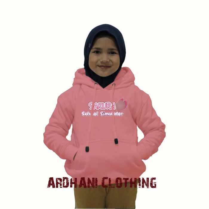 JAKET HOODIE ANAK WANITA SAKURA SCHOOL SIMULATOR