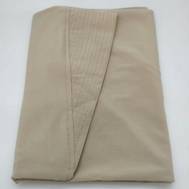 size L ZAHRA ANTEM WILLDA COLLECTION JILBAB KHIMAR KERUDUNG BERGO wilda-KHAKI