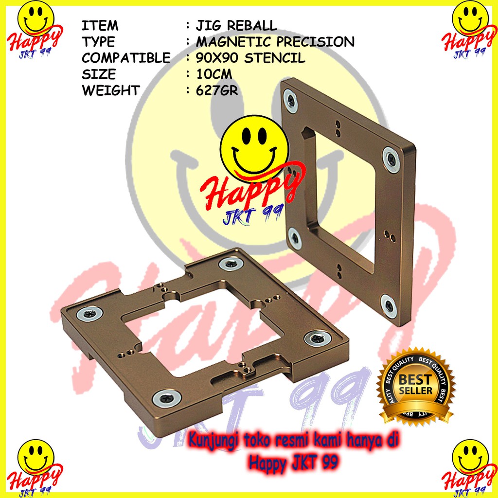 [ HAPPY JKT 99 ] REBALLING STATION JIG HONTON R90 GOLD PS3 MAGNET 90X90 80X80 ORIGINAL