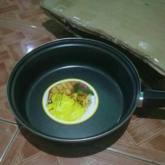Deep Frypan Carin 9,5 / Wajan Teflon Penggorengan Dalam Anti Lengket