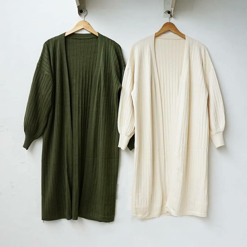 BUBLE LONG CARDI TEBAL - OVERSIZE - CARDIGAN RAJUT WANITA