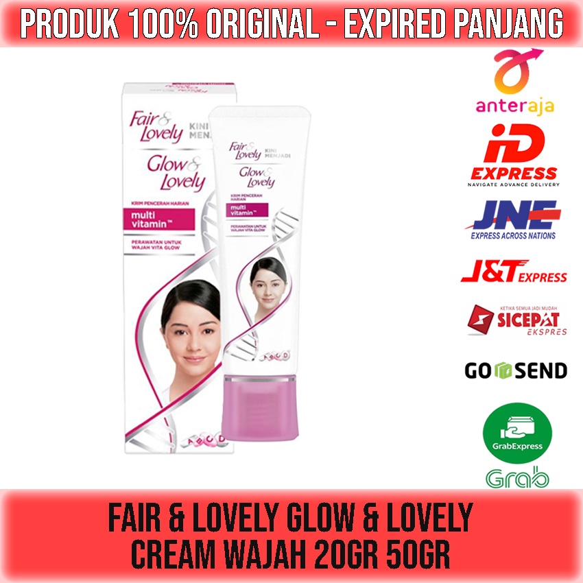 FAIR AND LOVELY CREAM MOUSTURIZER PELEMBAB WAJAH 25g 50g