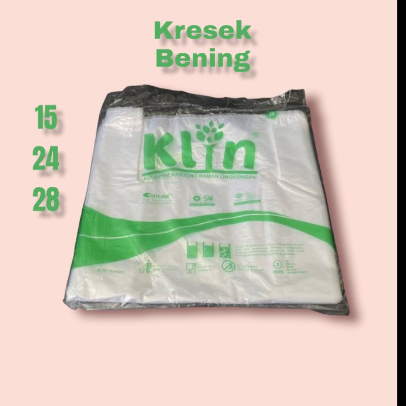 KANTONG KRESEK TAS KRESEK BENING MEREK KLIN RAMAH LINGKUNGAN NASGOR HAJATAN KEMASAN EKONOMIS OLSHOP KILOAN PUTIH KECIL JUMBO BESAR TEBAL