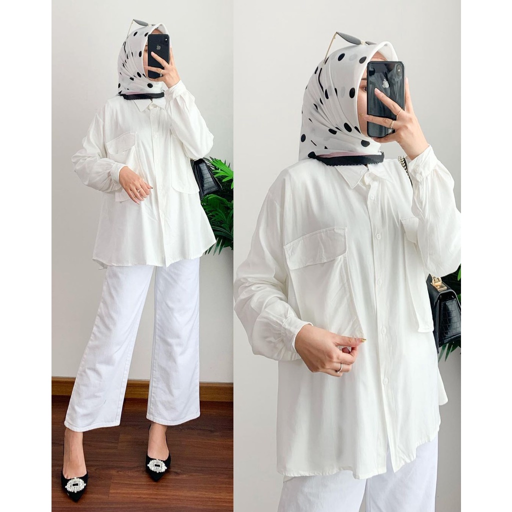 Niko Blouse Bahan Katun Rayon Lux / Baju Atasan Wanita  / Atasan jumbo / Blouse Muslim Wanita / Baju