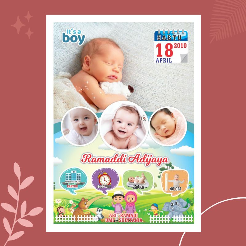 Jasa Edit Biodata Kelahiran Anak