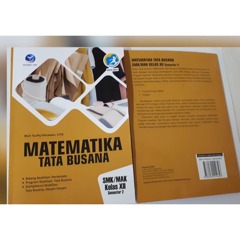 Matematika Tata Busana SMK/MAK XII Semester 2