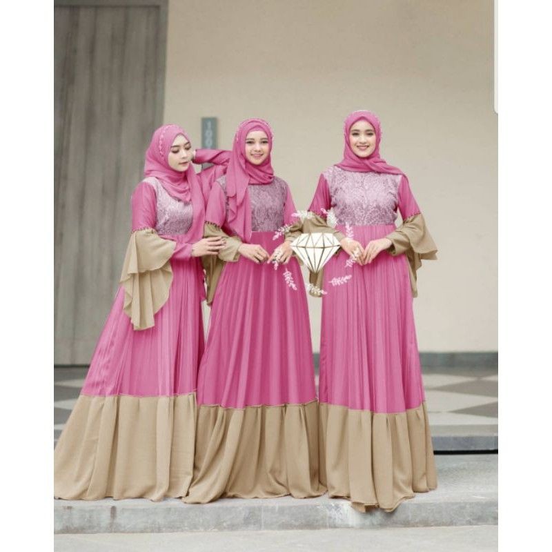 LENA ORIGINAL RAQUMI HIJAB | KHIMAR AMIRA RAQUMI | Khimar Emboss | khimar