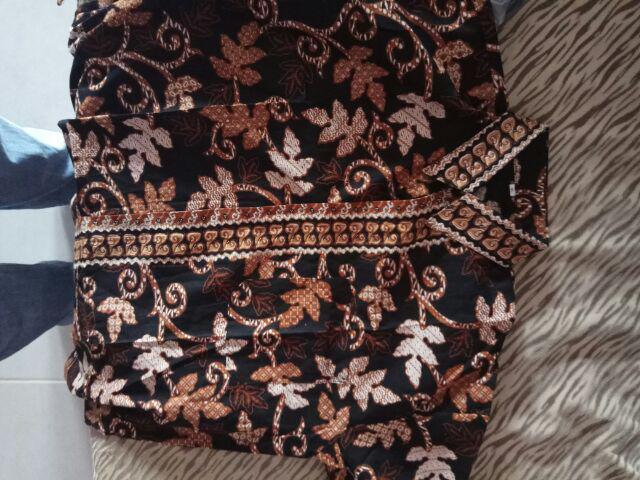 Bswart Batik Hrb026 Kenongo Hem Pendek Padi Pekalongan M L Xl Batik Pria Murah Modern Grosir