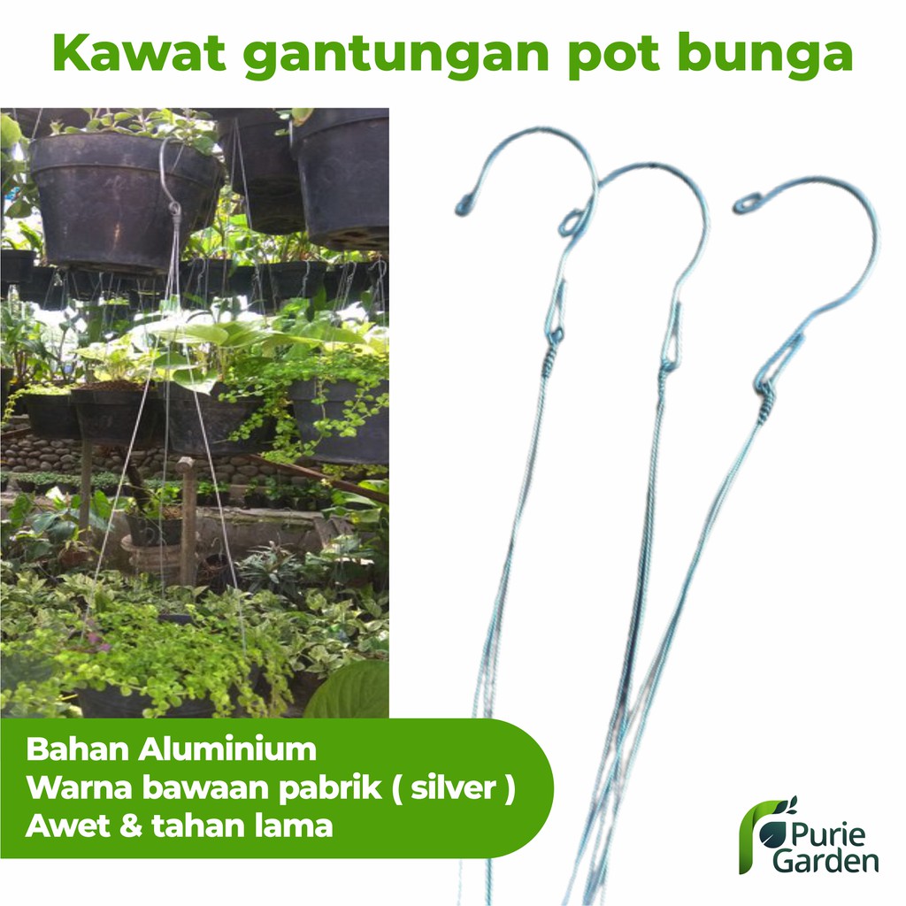 Kawat Pot Gantung Pot Bunga Untuk Gantungan Pot Satuan PG KDR