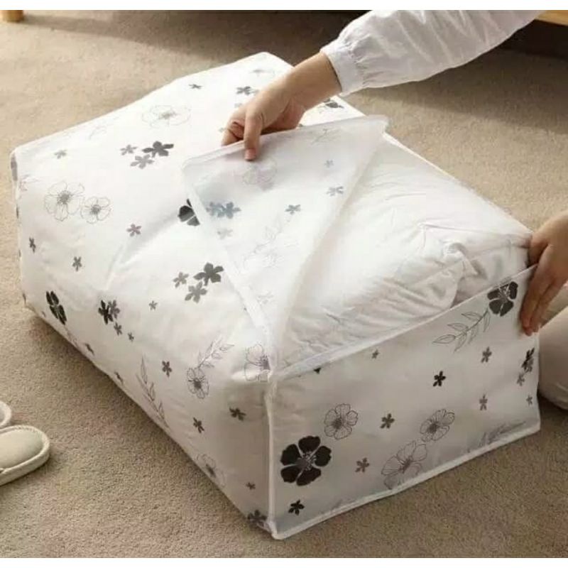 STORAGE BAG SELIMUT TEMPAT PENYIMPANAN BED COVER PAKAIAN WATERPROOF