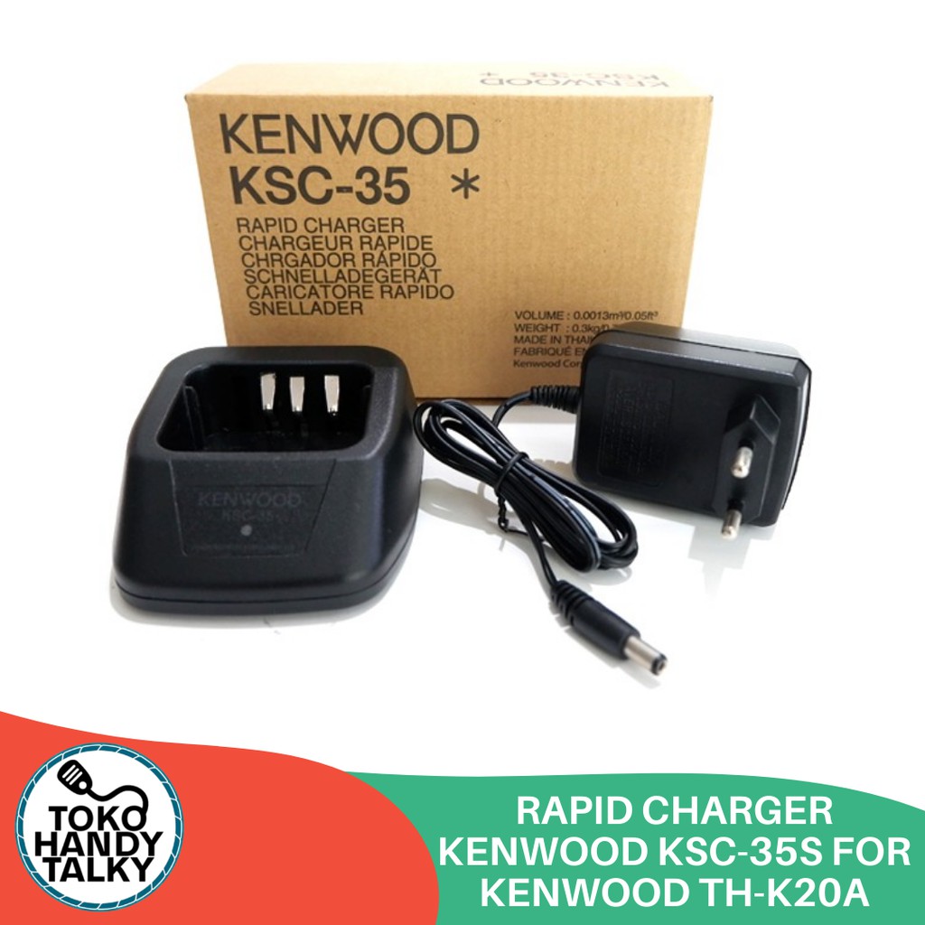 RAPID CHARGER HANDY TALKY KENWOOD KSC-35S FOR KENWOOD TH-K20A THK20A NEW