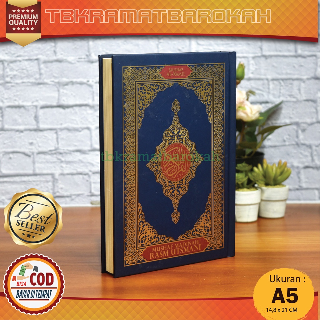 Bisa COD - Mushaf Al-Quran Al Kamil A5 Tanpa Terjemah Hard Cover Rasm Utsmani Madinah - Darussunnah 