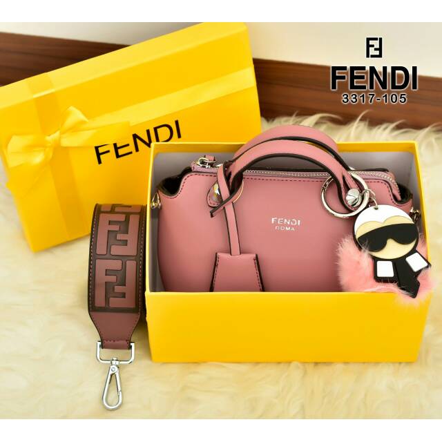 BESTSELLER TAS WANITA Fendi Boston By The Way 3317 TAS BATAM TAS IMPORT TAS BRANDED TAS GROSIR