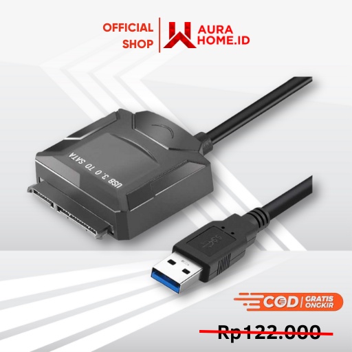 Kabel Adapter USB 3.0 to SATA for 3.5 / 2.5 Inch HDD SSD / Kabel Hardisk Data Hard Disk Usb To IDE S