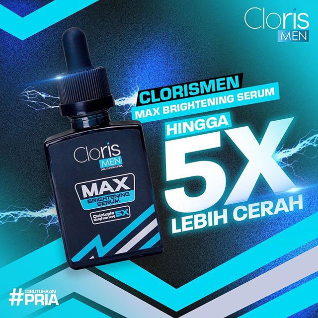 Serum Wajah Pria Clorismen Brightening Perawatan Wajah Pria Pencerah Wajah Cowok Cloris Men C11