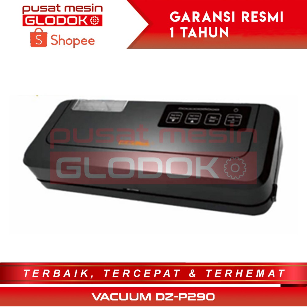 MESIN PENYEDOT UDARA / VACUUM SEALER RUMAHAN OTOMATIS HEAVYPACK DZ-P290