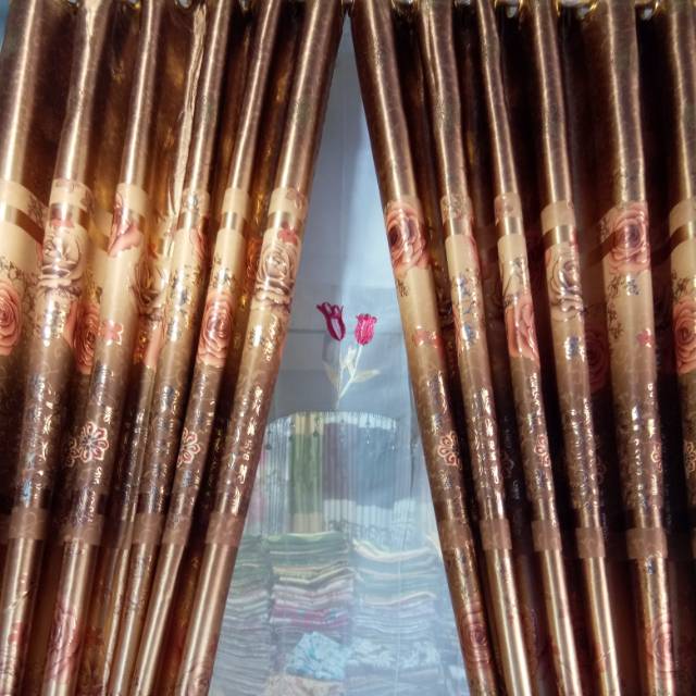 Gorden hordeng Blackout Import printing dan mewah