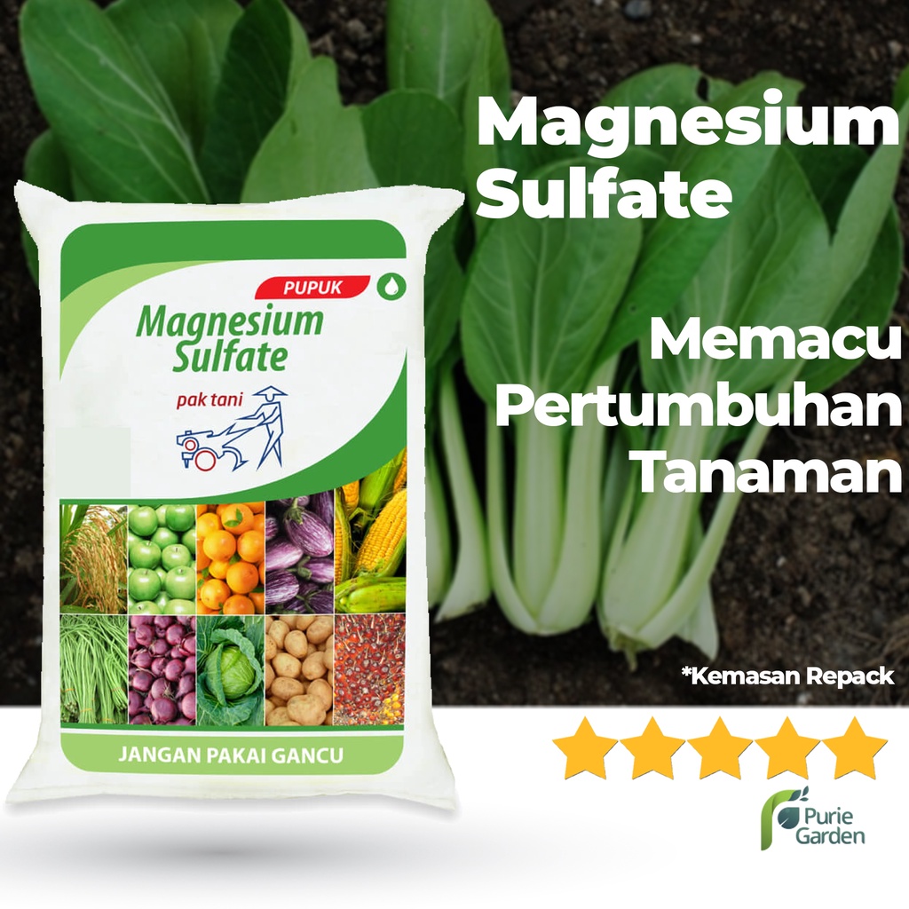 Pupuk Daun &amp; Buah Magnesium Sulfat MgSo4 1Kg PG KDR