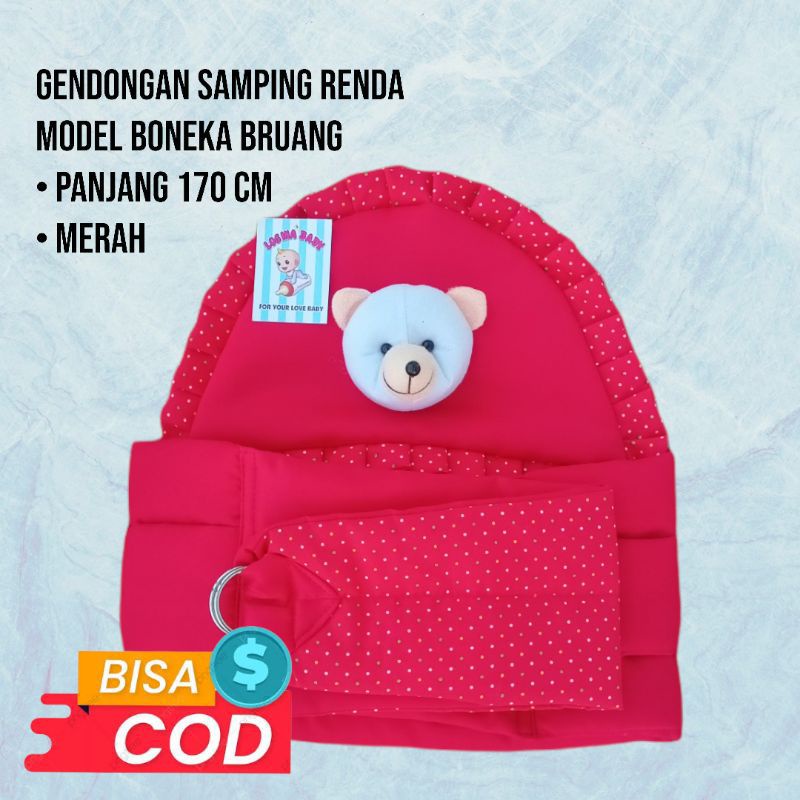 Gendongan bayi  samping topi asli termurah