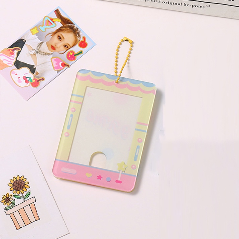 olla Photocard Holder Transparent Clear Acrylic  Id Card Kejea Transparan