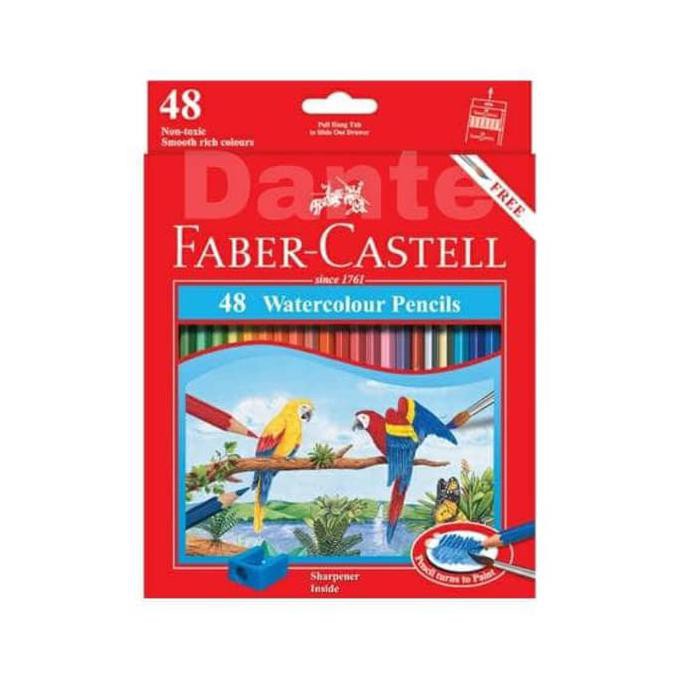 

TERMURAH Pensil Warna Faber Castell // Water Colour // Free Kuas dan rautan